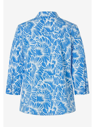 More & More Blouse blauw/wit