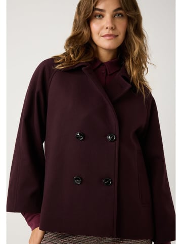 More & More Kurzmantel in Bordeaux