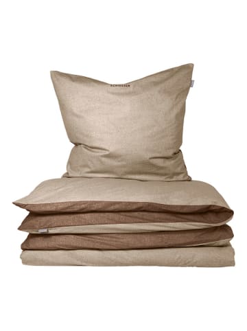 Schiesser Feinbiber-Bettwäsche-Set in Beige