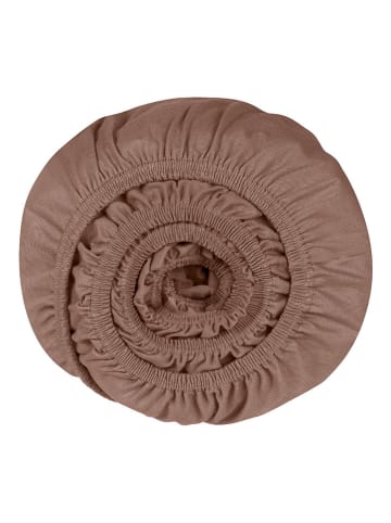 Schiesser Jersey hoeslaken bruin