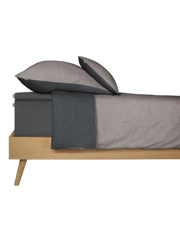 Schiesser Topperspannbettlaken ''Flexi'' in Grau