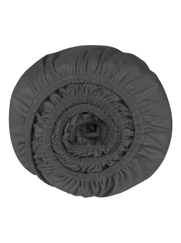 Schiesser Hoeslaken "Elli" antraciet