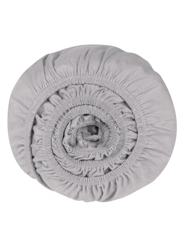 Schiesser Spannbettlaken "Elli" in Grau