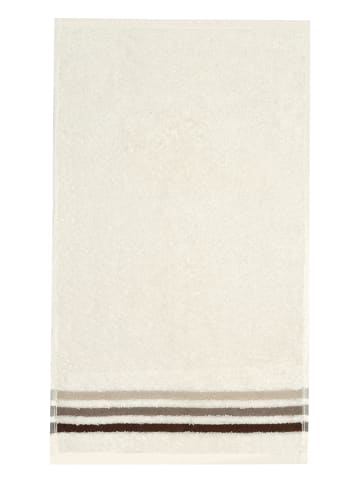 Schiesser 5er-Set: Gästehandtücher "Skyline" in Creme