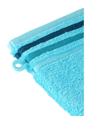 Schiesser 5er-Set: Waschhandschuhe "Skyline" in Türkis