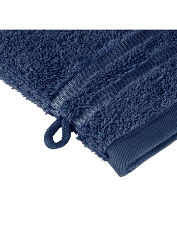 Schiesser 5er-Set: Waschhandschuhe ''Milano'' in Dunkelblau