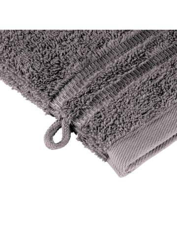 Schiesser 5er-Set: Waschhandschuhe ''Milano'' in Anthrazit