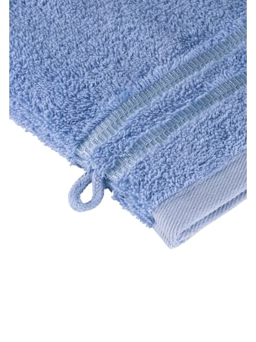 Schiesser 5-delige set: washandjes "Milano" blauw