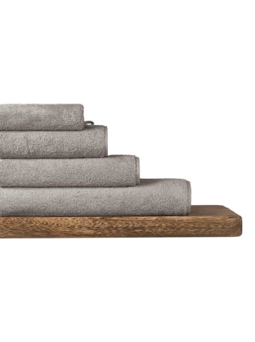 Schiesser 5-delige set: washandjes ''Milano'' grijs