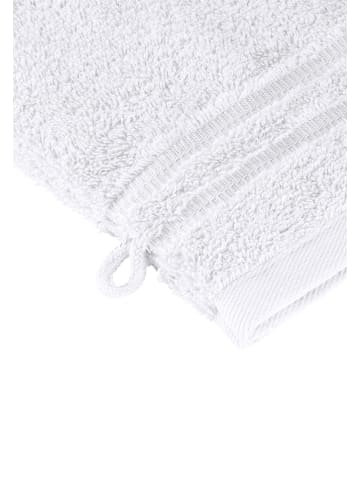 Schiesser 5-delige set: washandjes "Milano" wit