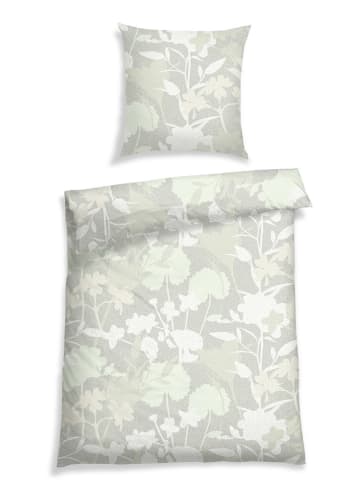 Schiesser Mako-satijnen beddengoedset "Elise" grijs