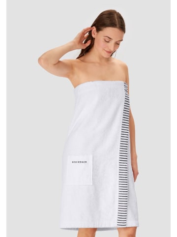 Schiesser Saunakilt "Rom" in Weiß