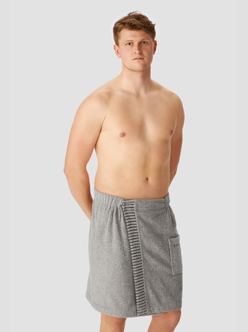 Schiesser Ręcznik "Rom" w kolorze jasnoszarym do sauny