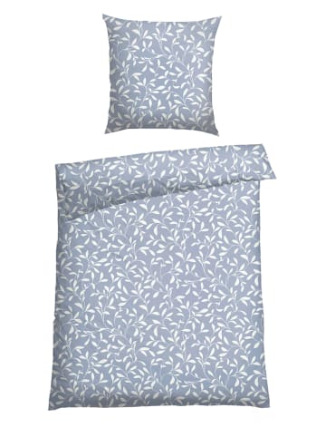 Schiesser Komplet pościeli renforcé "Liliebeth" w kolorze błękitnym