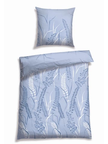 Schiesser Renforcé-Bettwäsche-Set "Cinnia" in Hellblau