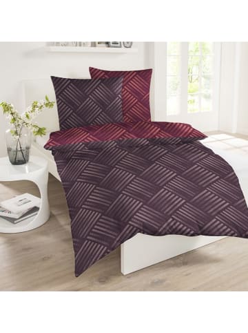 Schiesser Renforcé beddengoedset "Mads" paars