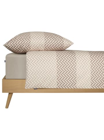 Schiesser Renforcé-Bettwäsche-Set "Maribel" in Taupe