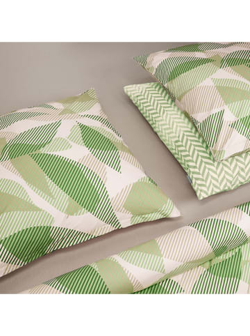 Schiesser Renforcé-Bettwäsche-Set "Lea" in Grün