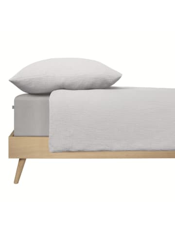 Schiesser Mousseline beddengoedset "Molly" lichtgrijs