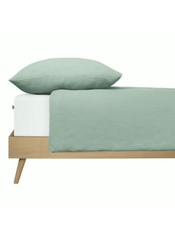 Schiesser Mousseline beddengoedset "Molly" lichtgroen