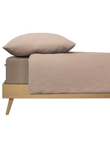 Schiesser Musselin-Bettwäsche-Set "Molly" in Taupe