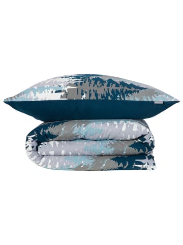 Schiesser Komplet pościeli flanelowej "Smilla" w kolorze morskim