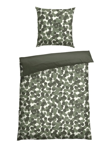 Schiesser Renforcé-Bettwäsche-Set "Allez" in Grün