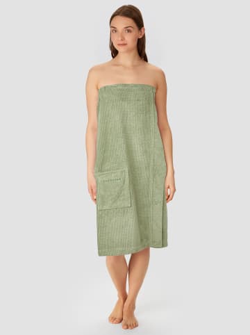 Schiesser Ręcznik "Turin" w kolorze zielonym do sauny