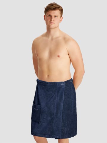 Schiesser Ręcznik "Turin" w kolorze granatowym do sauny