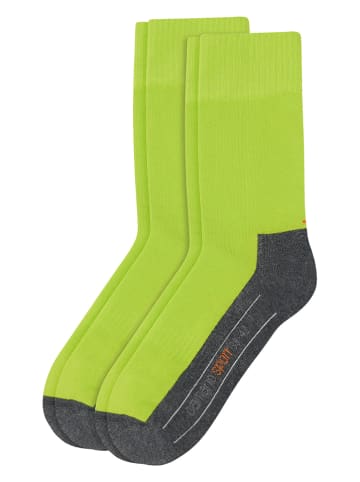 camano Skarpety (4 pary) w kolorze szaro-zielonym