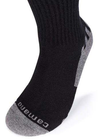 camano Socken in Grau/ Schwarz