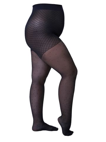 camano Strumpfhose "Fashion Curvy" in Dunkelblau - 40 DEN