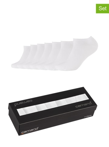 camano 7er-Set: Socken in Weiß