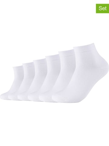 camano 6er-Set: Socken in Weiß