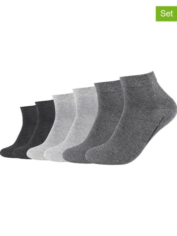 camano 6er-Set - Socken in Grau/ Anthrazit