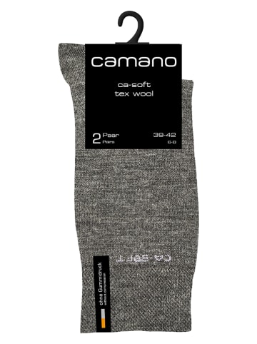 camano 4er-Set: Socken in Grau
