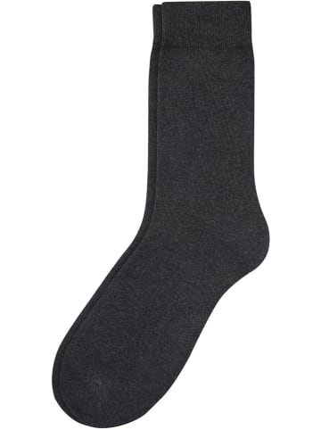 camano 12er-Set: Socken in Anthrazit