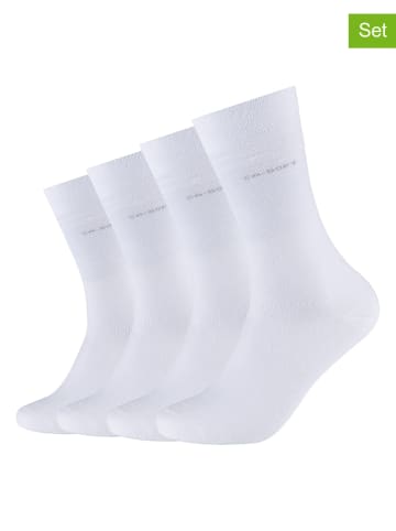 camano 4er-Set: Socken in Weiß