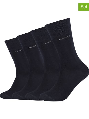 camano 4er-Set: Socken in Dunkelblau