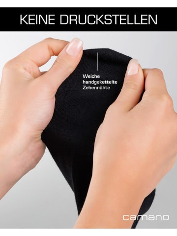camano 4er-Set: Socken in Schwarz