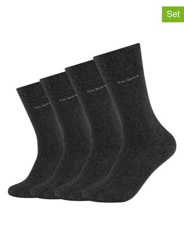 camano 4er-Set: Socken in Anthrazit
