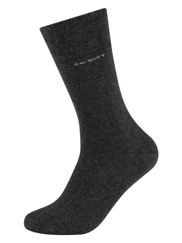 camano 4er-Set: Socken in Anthrazit