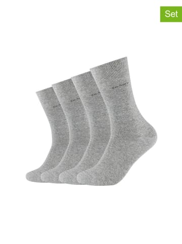 camano 4er-Set: Socken in Grau