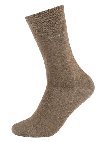 camano 4er-Set: Socken in Taupe