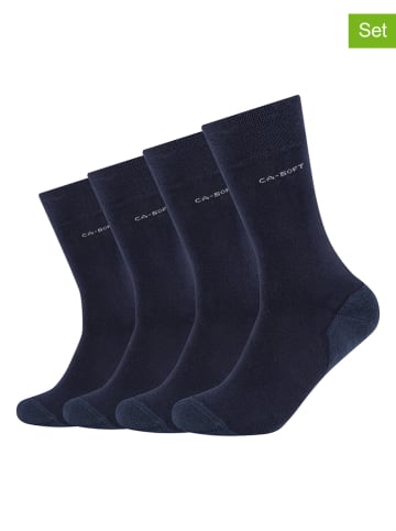 camano 4er-Set: Socken in Dunkelblau