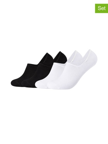 s.Oliver 4er-Set: Socken in Schwarz/ Weiß