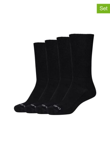 camano 4er-Set: Socken in Schwarz