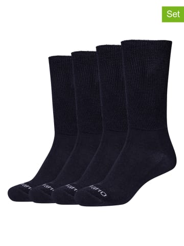 camano 4er-Set: Socken in Schwarz