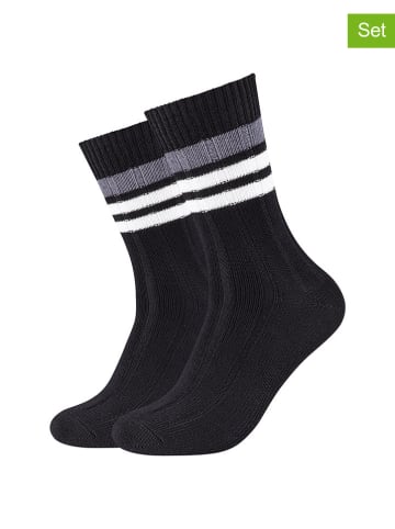 camano 2er-Set: Socken in Schwarz