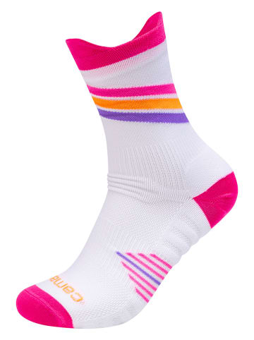 camano 3-delige set: sportsokken wit/roze